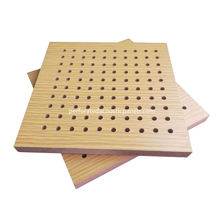 Perforated Acoustic Wood Panels