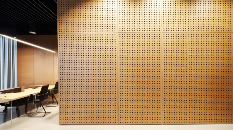 perforated acoustic wall panels