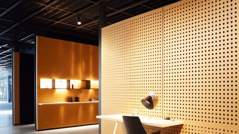 perforated timber wall panels